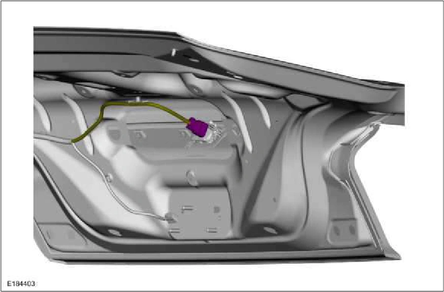 Luggage Compartment Lid Moulding — original illustration 1, reference 884