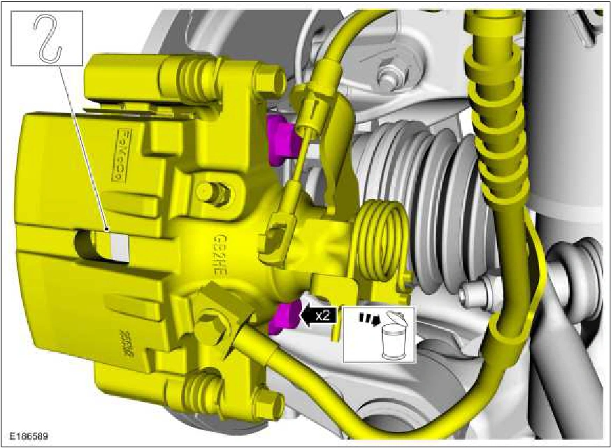 Brake Disc — original illustration 1, reference 2844