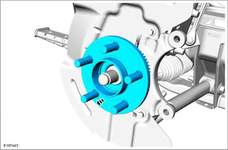 Front Wheel Bearing and Wheel Hub — original illustration 2, reference 2457