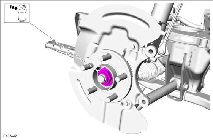 Front Wheel Bearing and Wheel Hub — original illustration 1, reference 2457