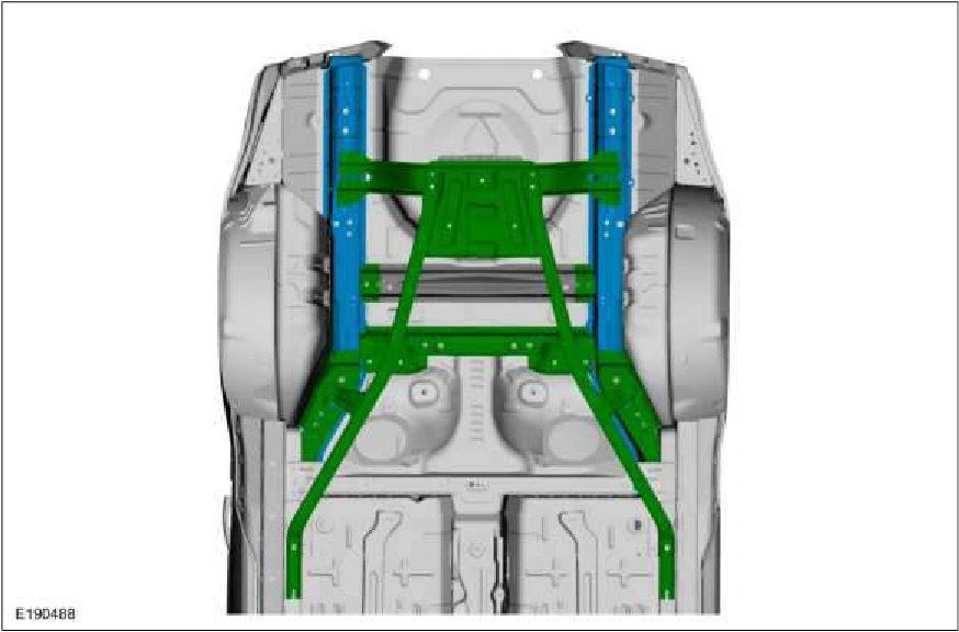 Rear Side Member — original illustration 1, reference 2368