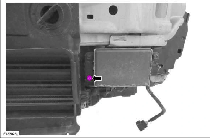 Cruise Control Radar Alignment — original illustration 1, reference 6119