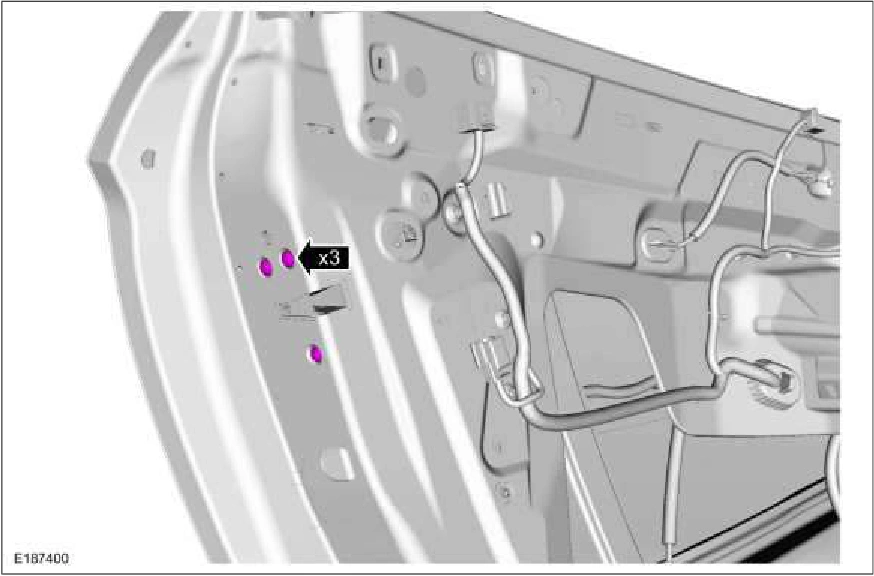 Front Door Latch — original illustration 2, reference 1439