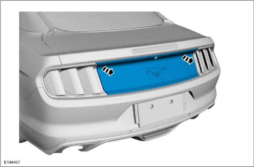 Luggage Compartment Lid Moulding — original illustration 1, reference 886