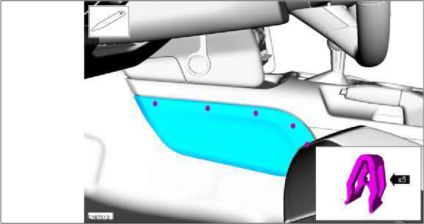 Passive Anti-Theft System (PATS) Front Antenna — original illustration 2, reference 6030